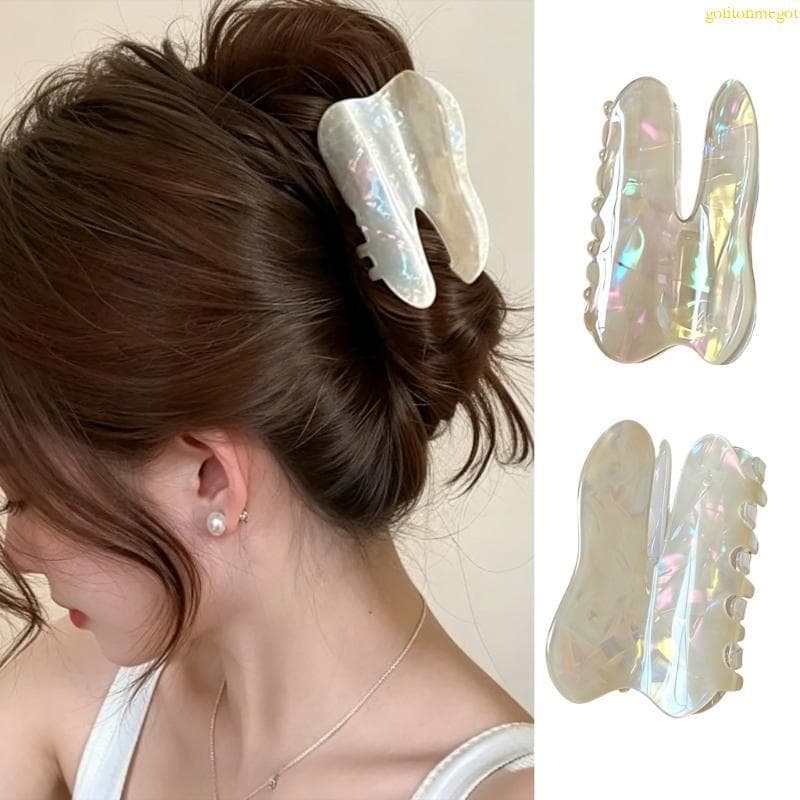 gotitonmegot Grampo Cabelo Elegante Formato Dentes, Ideal Para Festas E Trabalhos