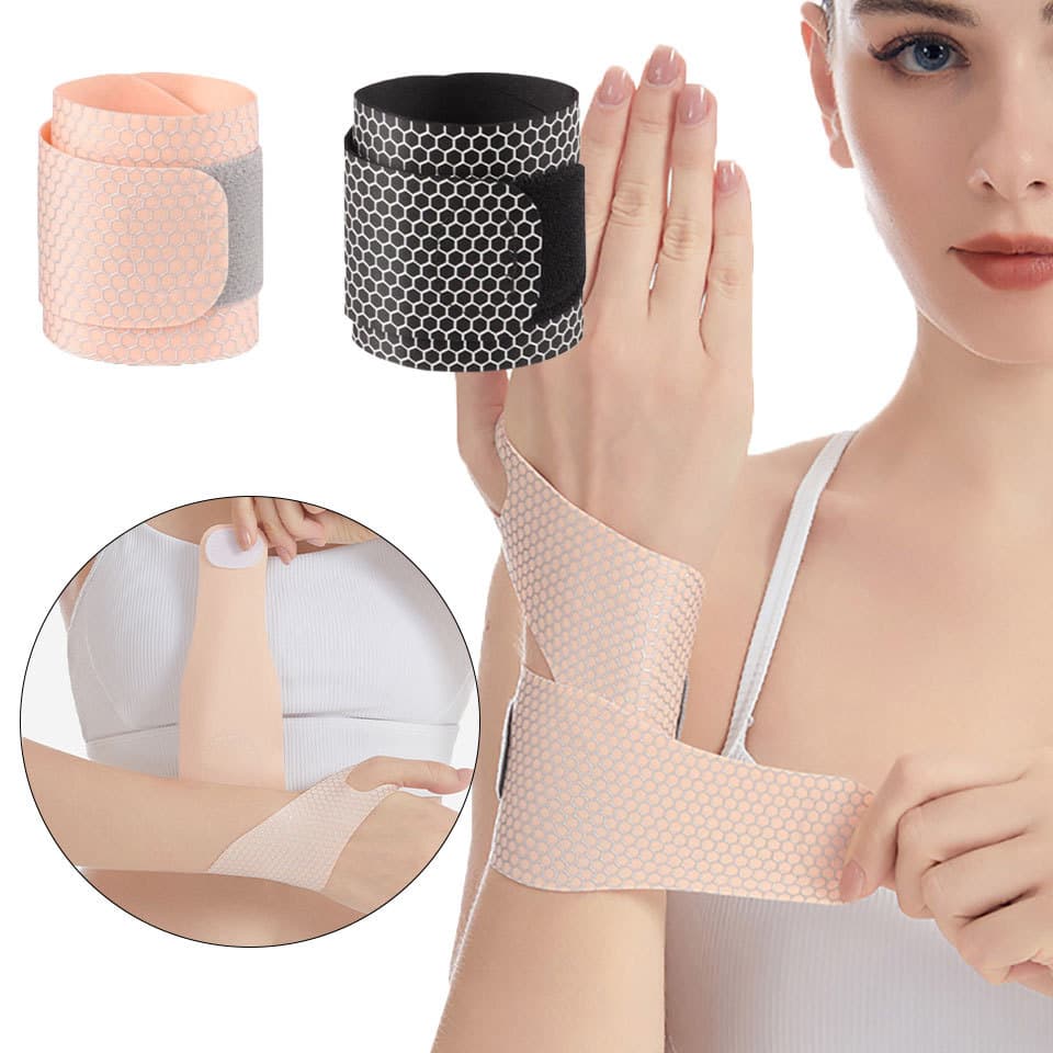 1 Peça Suporte De Pulso Ajustável Respirável Ultrafino Basquete Badminton Esporte Envoltório Cinta Guarda