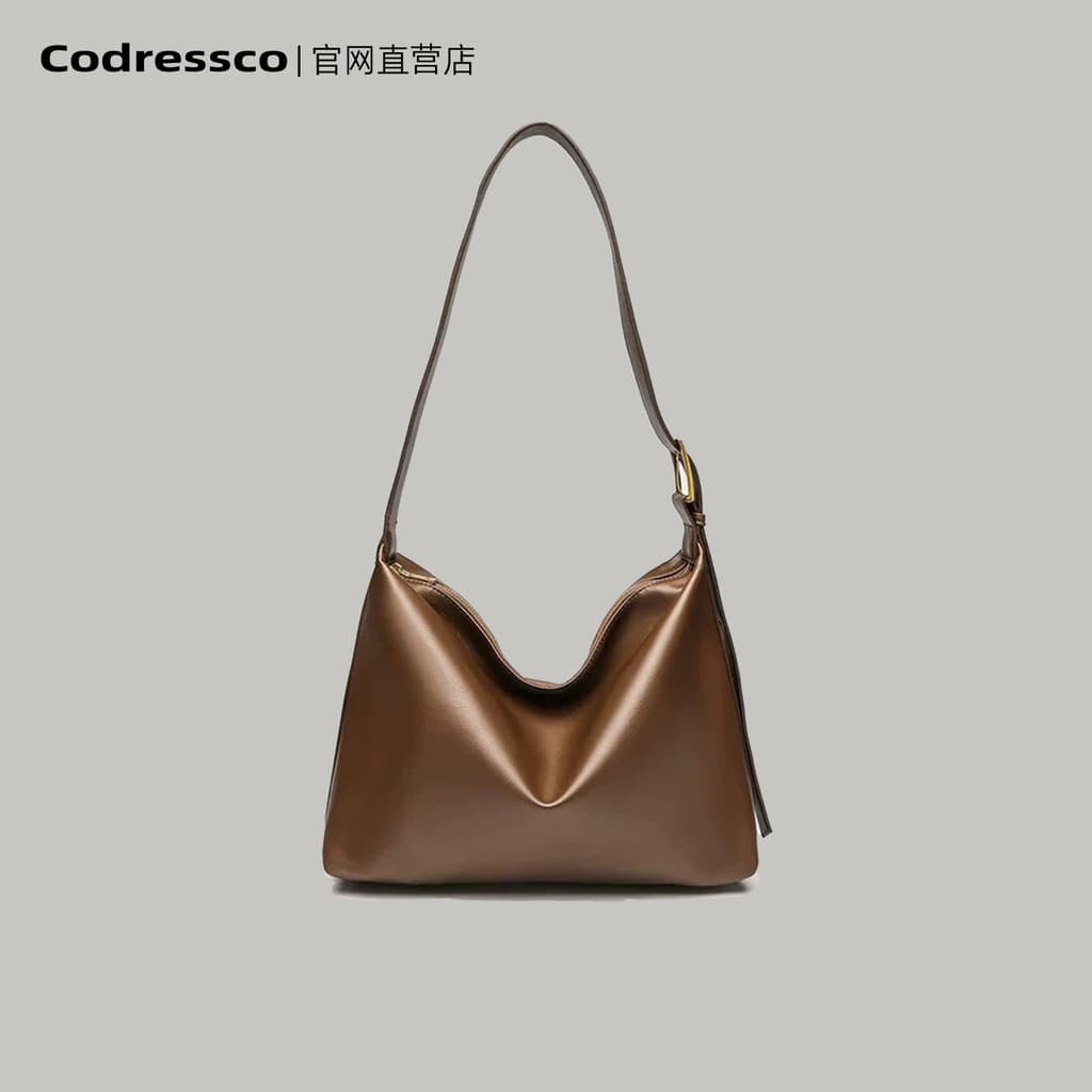 Bolsa feminina mensageiro 2025 novo estilo de couro macio grande capacidade sacola mensageiro textura High-End ombro Com