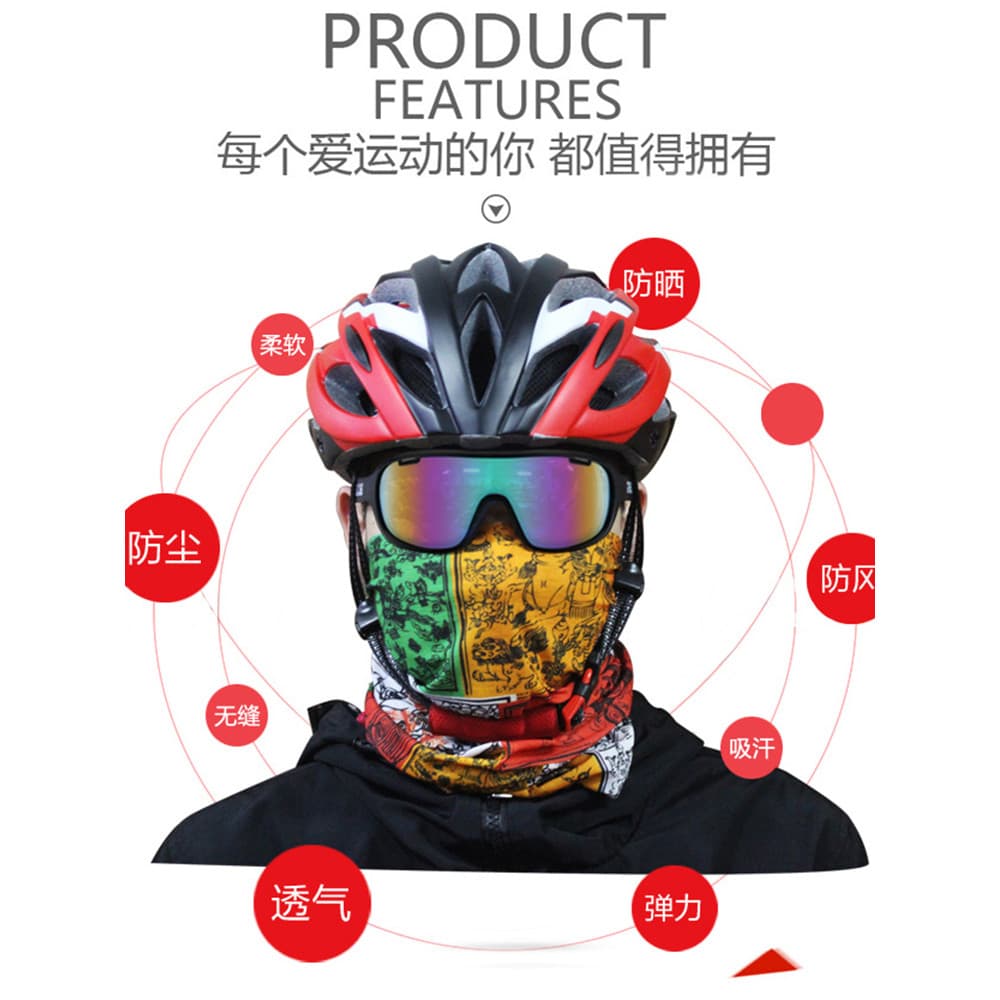 Lenço de ciclismo para bicicleta, sem costura, masculino, feminino, equipamento de Mountain Bike, absorvente de suor, pe