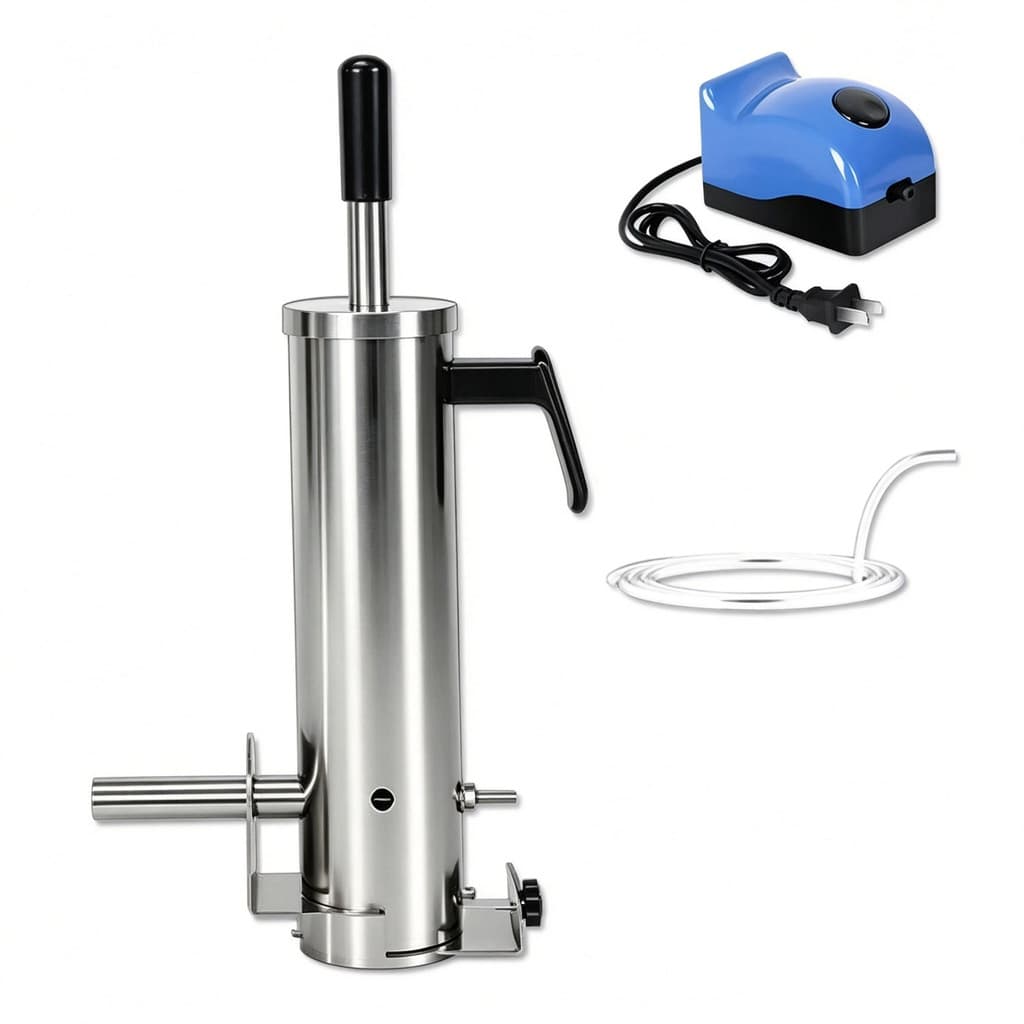 Gerador de Fumaça Fria Elétrico Portátil para Churrasco com Tampa e Bomba de Ar para Pellets de Madeira BBQ