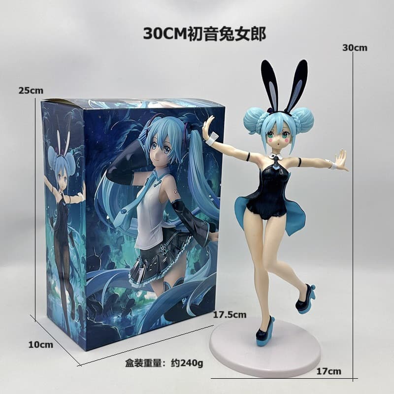 30CM coelho menina Hatsunobuki bidimensional Anime linda menina mercadoria modelo decoração