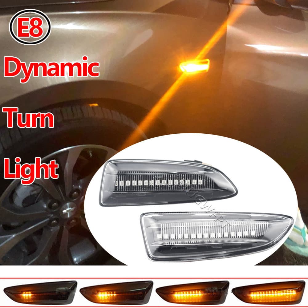 Adequado para opala Atte Philips Buick Conway 18-19 fluindo água Fender luz lateral sinal de volta lateral