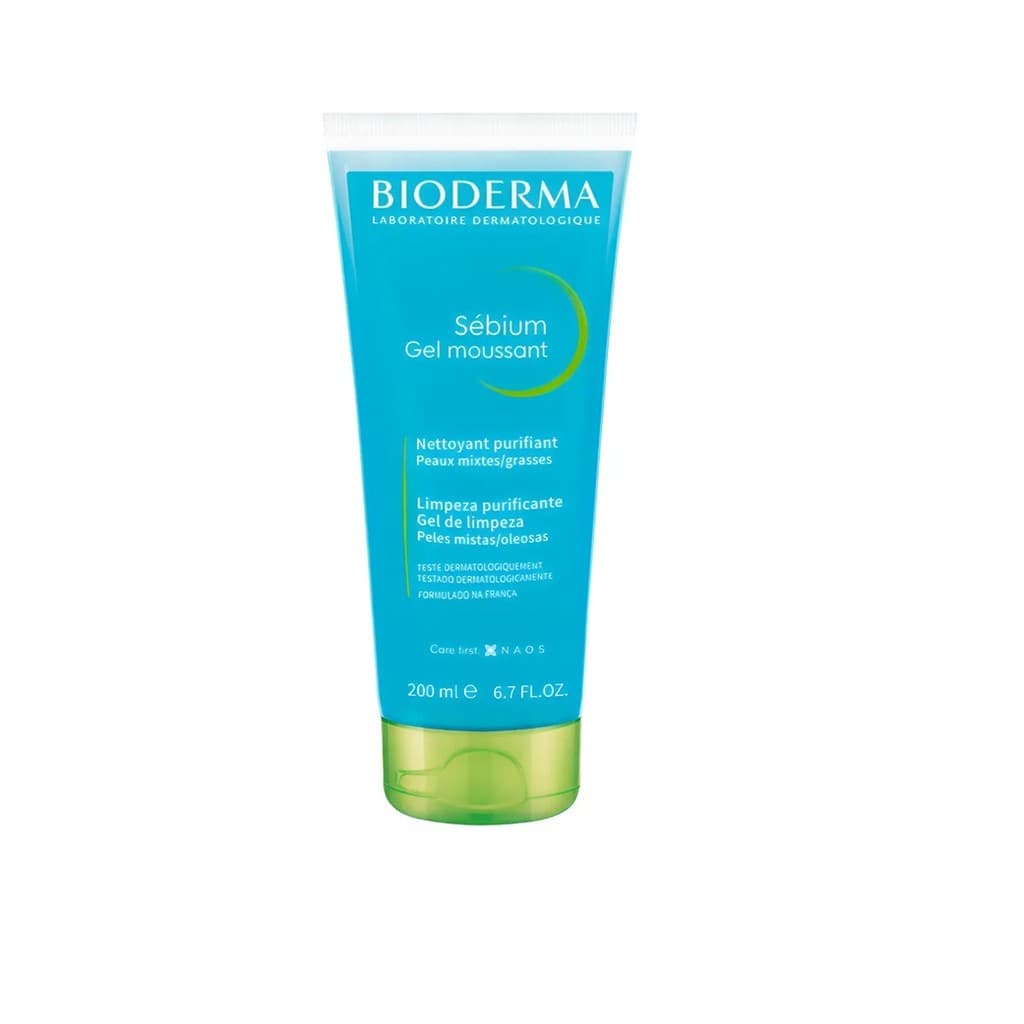 Gel de Limpeza Sébium Gel Moussant 204g Bioderma