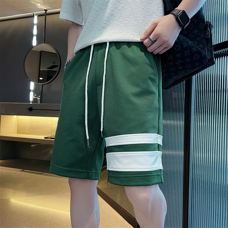 Calças masculinas Shorts de verão 2025 novo estilo Street Wear influenciador rufião bonito calças de cinco pontos All-ma