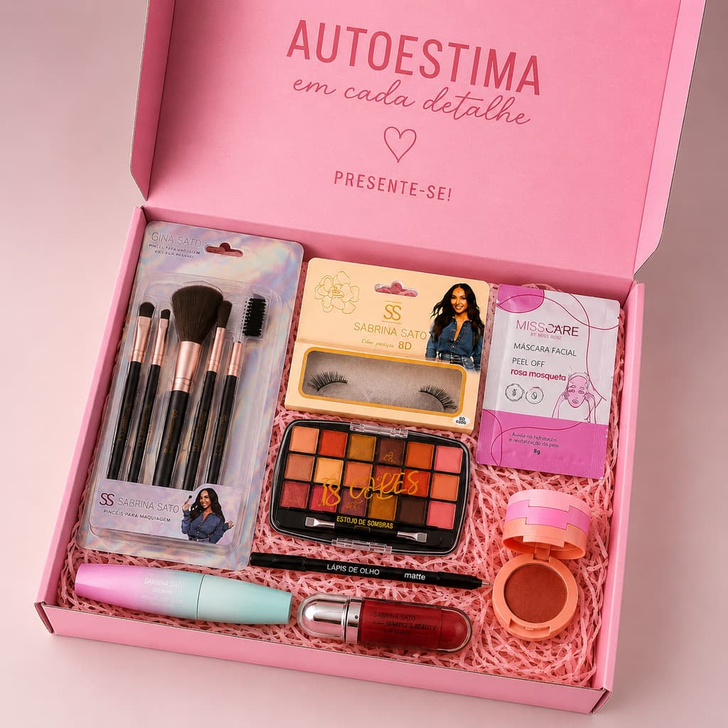 Kit Maquiagem Presente Iniciantes Adolescentes Teen Menina