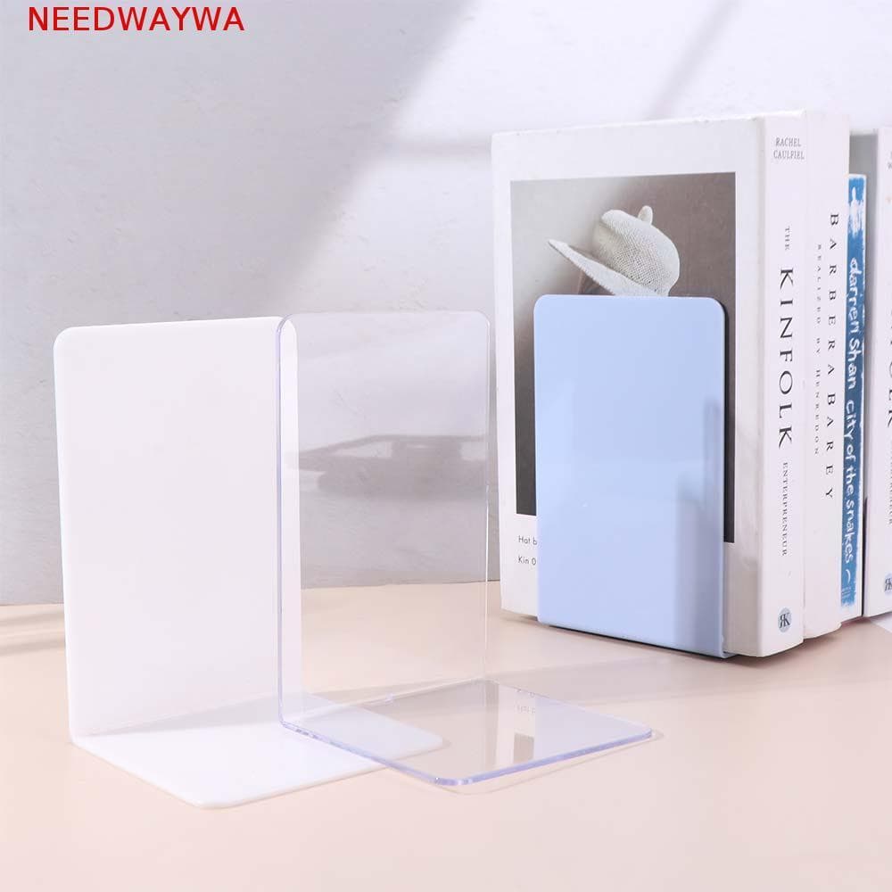 NEEDWAYWA Suportes De Mesa , Suporte De Livro Durável Em Forma De L , Display Simples INS Rack Estante