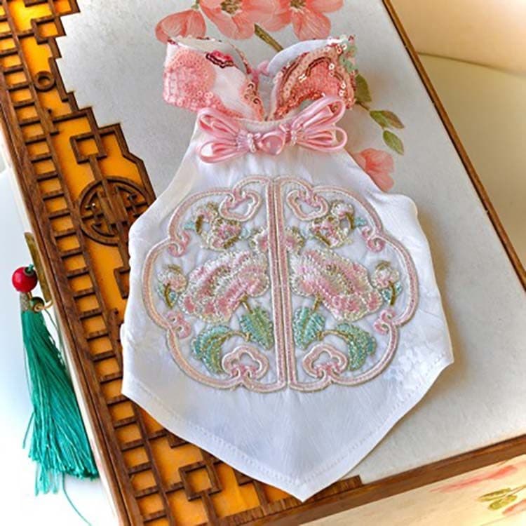 Roupas para cães verão primavera outono Tang terno Teddy Pomeranian Bichon Pet pequeno médio filhotes chinês proteção da