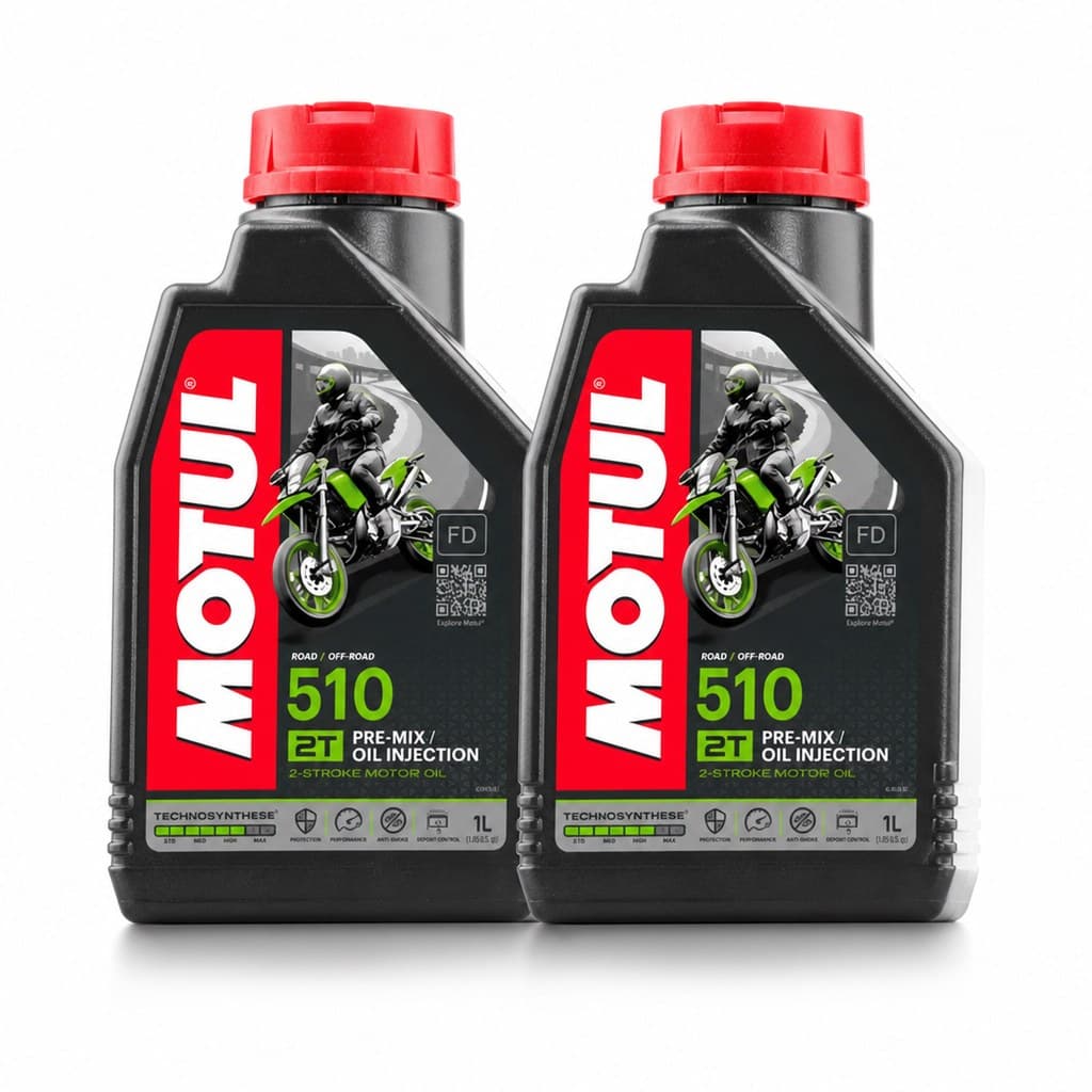 Kit Óleo Motul 510 2t Semissintético Power Lube 2 Litros