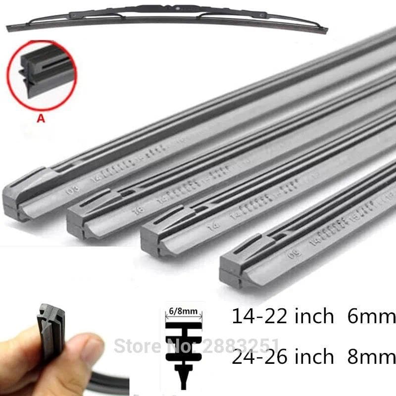 1 Pçs Tira De Borracha De Recarga De Limpador Para Nissan Tiida TEANA Juke Nota X-Trail T32 Altima Limpadores De Pára-Br