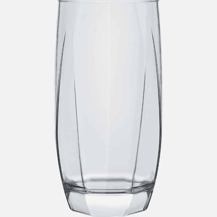 Copo Capri 410 ml Transparente Nadir - Kit com 6 Unidades