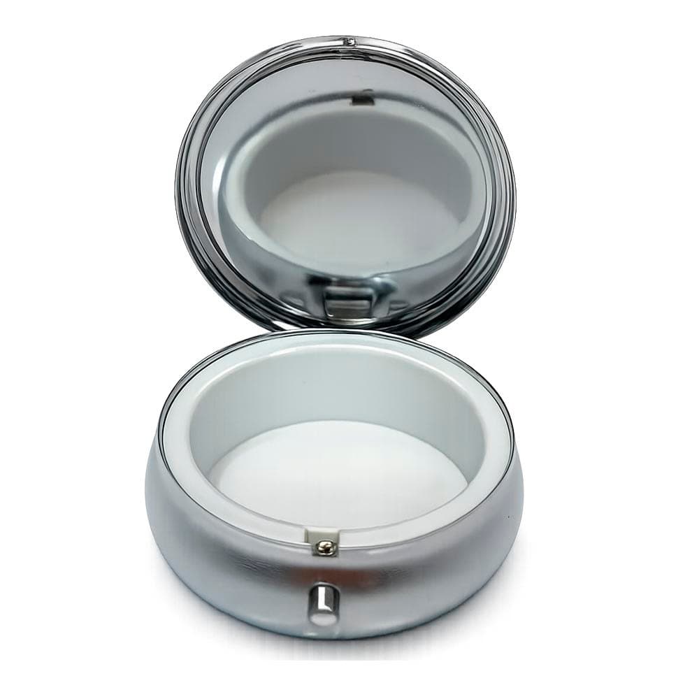 Teca, Porta Hóstia Eucaristia, Porta Terço de Metal de 6 cm São Bento