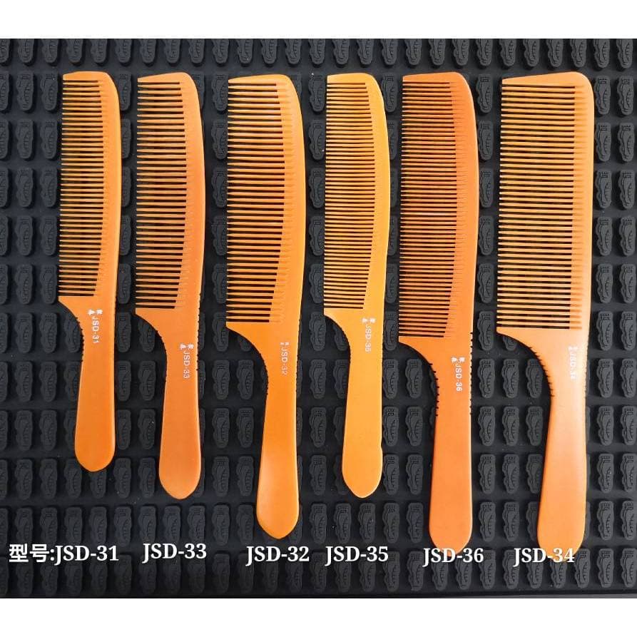 Jusentang Pente de corte de cabelo ultrafino masculino, pente de cabelo de óleo, pente de maçã, faca, pente de placa, pe
