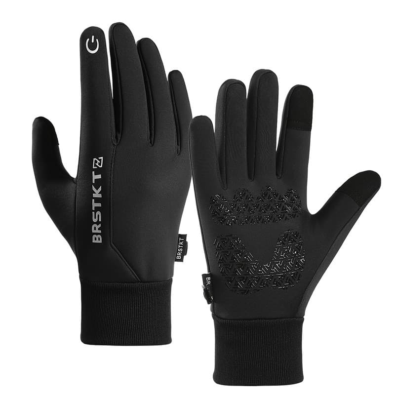 Novas luvas esportivas dos homens outono inverno tela sensível ao toque à prova de vento quente esqui ao ar livre ciclis