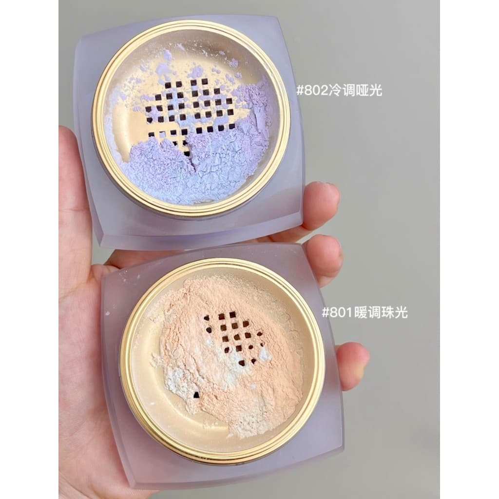 Mao Ge Ping Brilhante Suavizante Pó Solto Pó Iluminador Transparente Coleção de Pó Solto Fosco Moagem Fixação Maquiagem