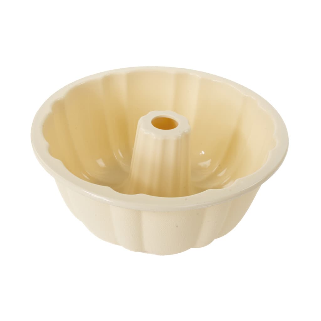 Forma de silicone redonda com furo no meio 22cm para bolos allonsy 1 un