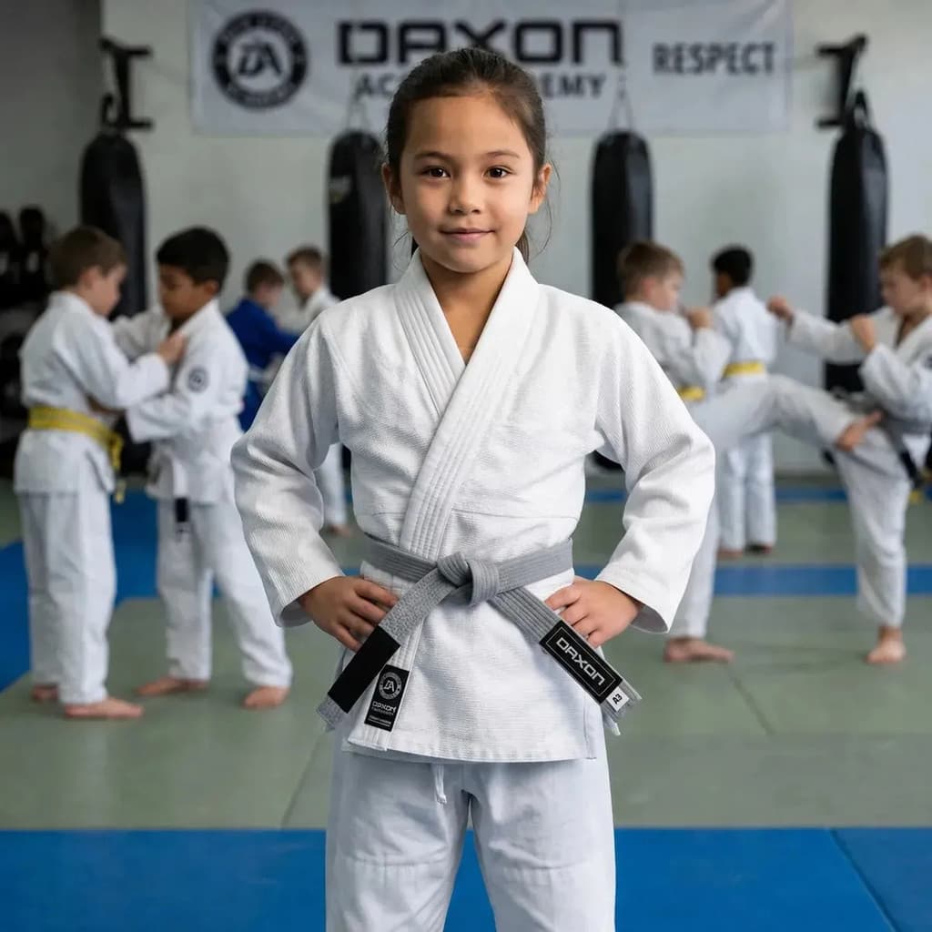 Faixa Jiu Jitsu Daxon 100% Algodão Reforçada 6 Costuras Ponta Graduação Treino Competição