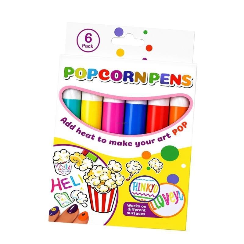 Caneta Arte Linha Elevada, 6 Pacotes, Desenho Decorativa Ativada Por Calor Cores Brilhantes Para Projetos
