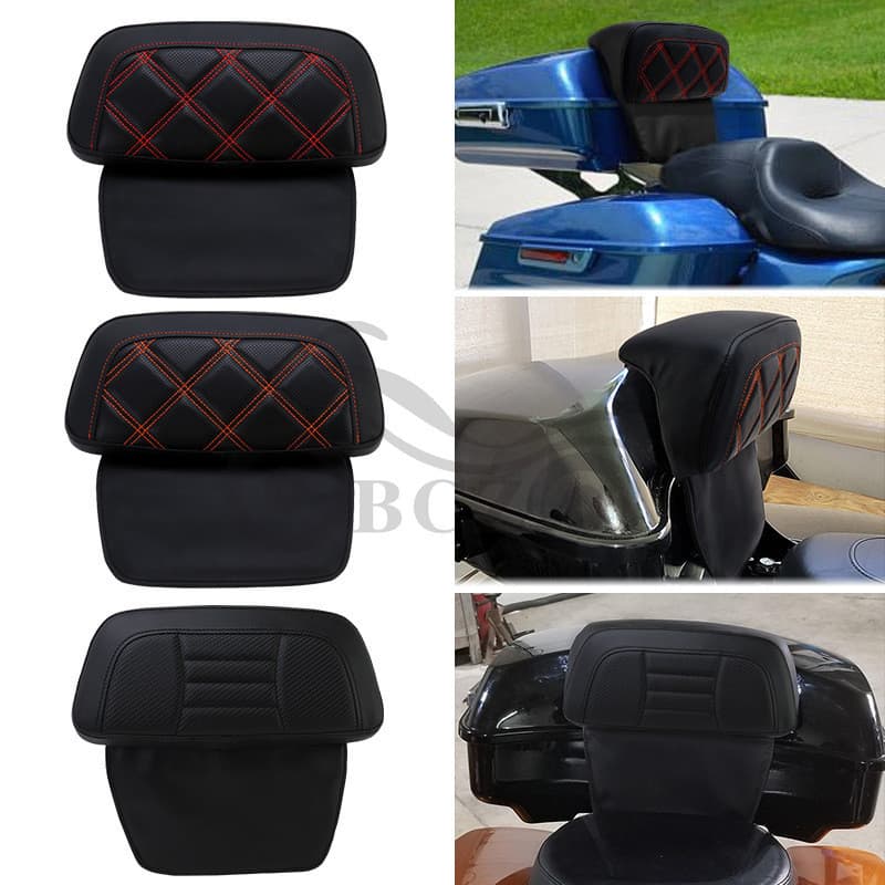 Motocicleta modificada Harley deslizando estrada rei rua deslizante estrada encosto confortável macio encosto almofada