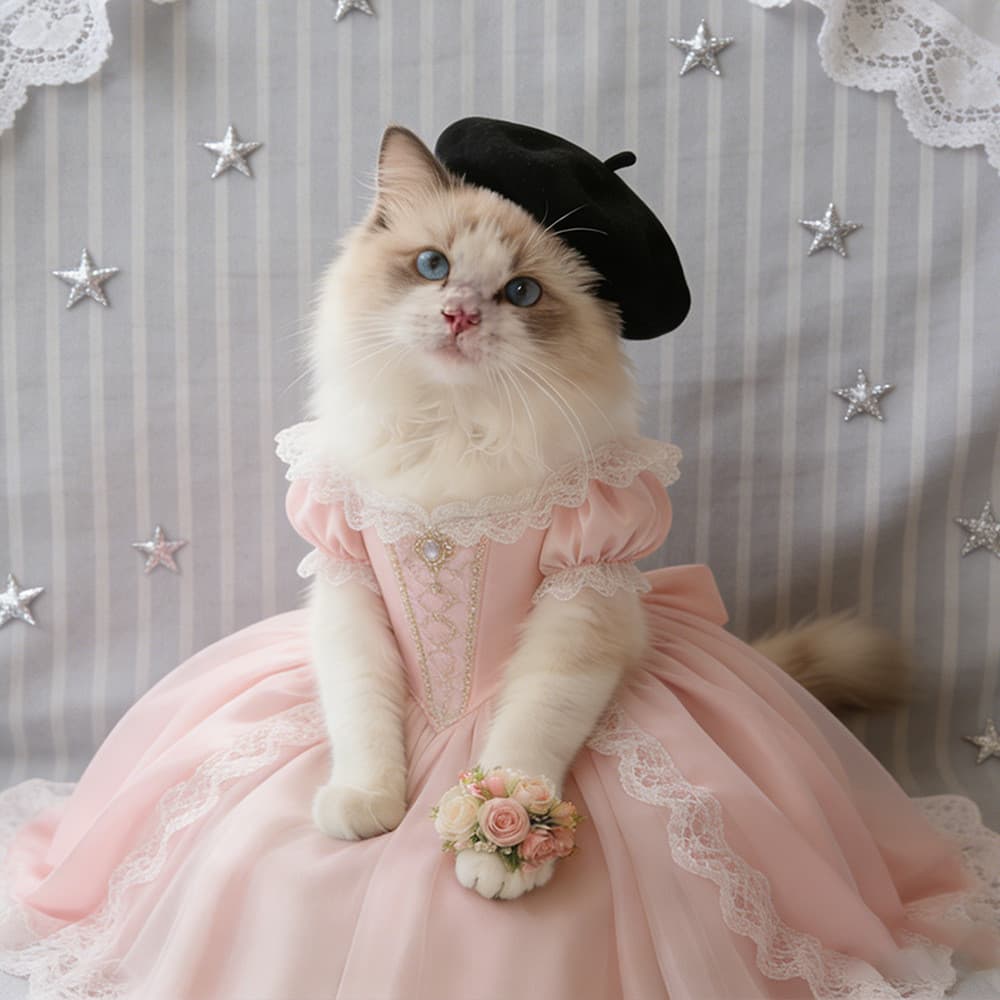 Boina De Lã Para Animais De Estimação , Chapéu De Malha Gatinhos E Cachorros Quente Feito Sob Medida Cães Gatos , Acessó