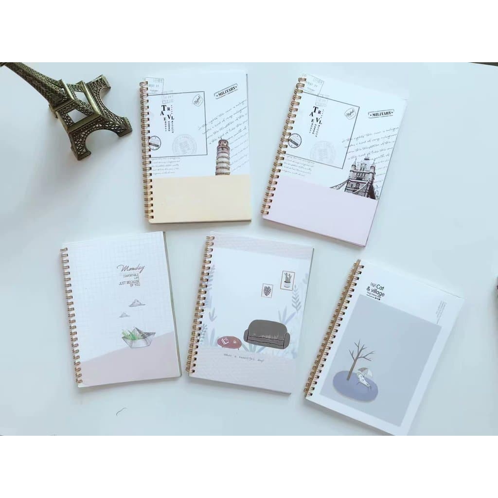 Sábado 25k bobina bloco de notas bonito dos desenhos animados simples bloco de notas estudante diário caderno