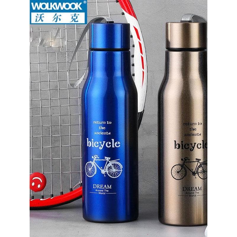 Garrafa esportiva 304 aço inoxidável estilingue copo ao ar livre portátil caminhadas bicicleta ciclismo copo de água