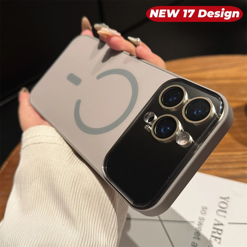 Proteção De Câmera De Vidro De Luxo Para iPhone 18 Pro Max 17 16 15 14 13 Premium Grande Protetor Capa Revestida Magnéti