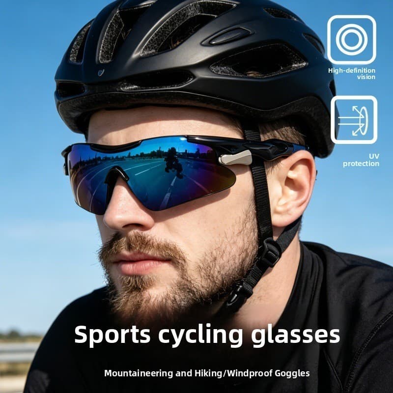 Óculos de esportes ao ar livre das mulheres dos homens óculos de sol AliExpress venda bicicleta ciclismo óculos atacado