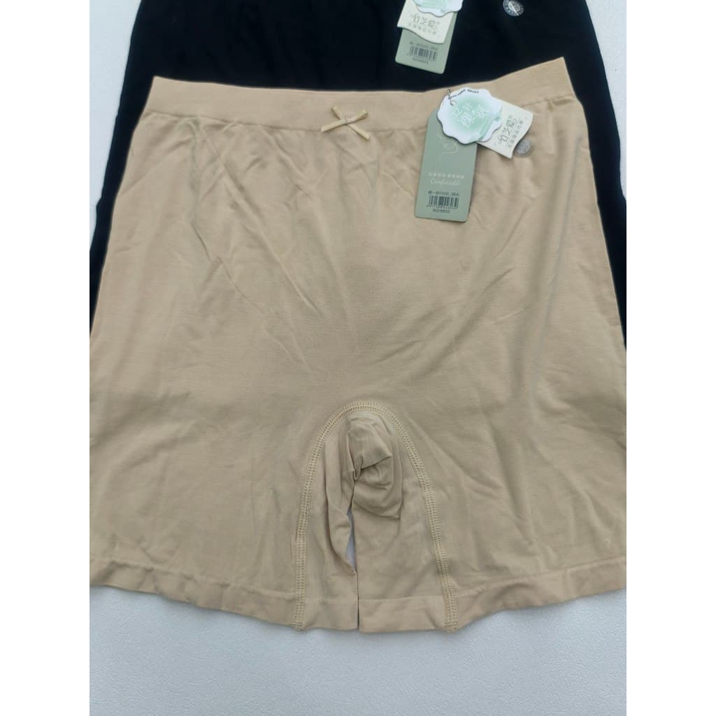 Zhuzhiai 6603 Calças de segurança femininas sem costura cintura alta Anti-reflexo Leggings roupa íntima dois em um simpl
