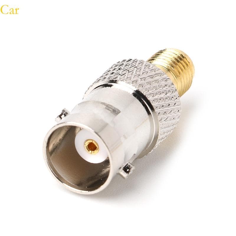 Carro BNC Fêmea Plug Para SMA Antena Adaptador Conversor Conector Cobre