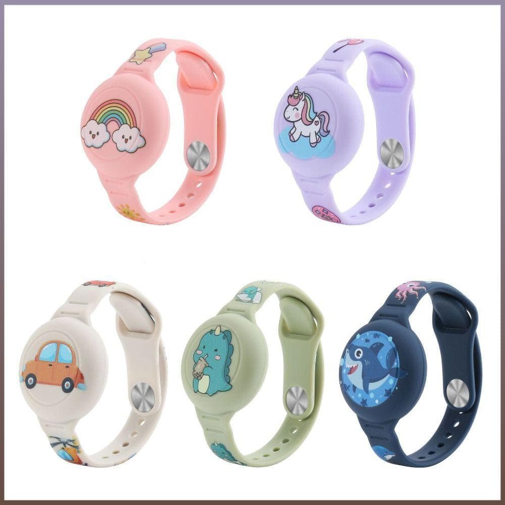 ROWANBA Pulseira De Silicone , Infantil Acessórios De Rastreador À Prova D'água De Substituição Para Airtag