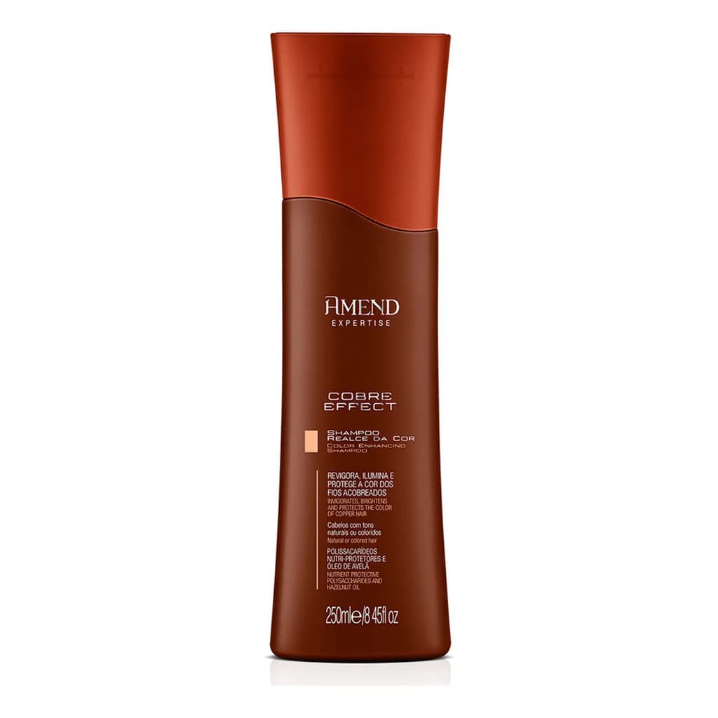 Shampoo Amend Cobre Effect Realce Da Cor 250ml