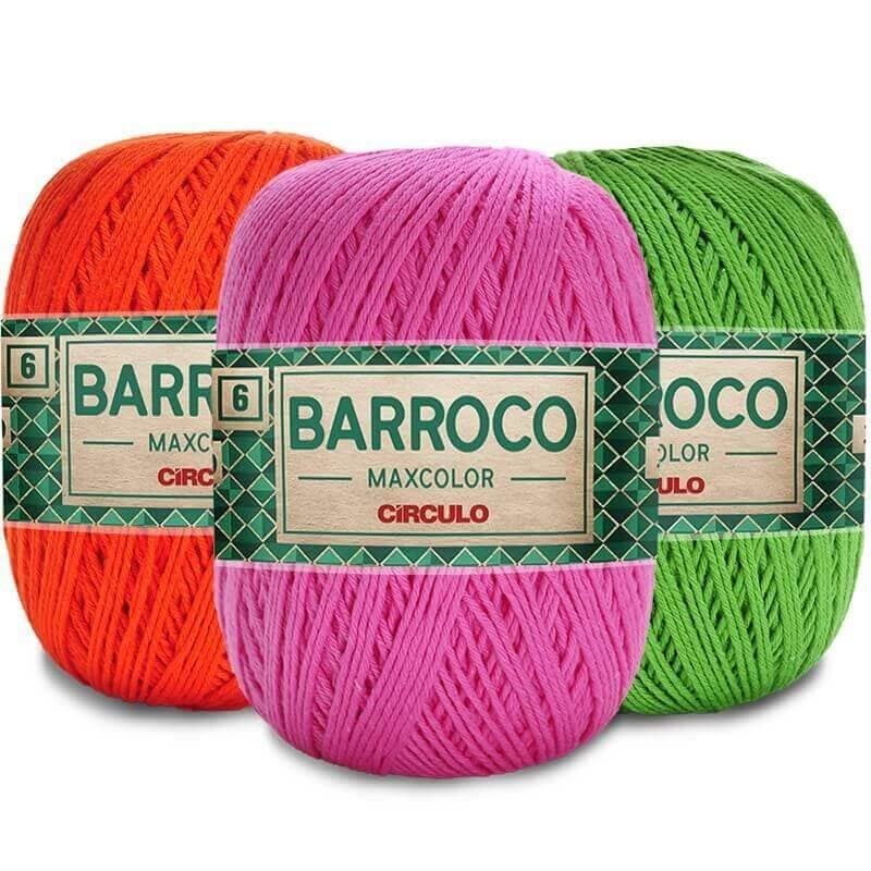 Barbante Barroco Maxcolor Nº6 e N°4 200g