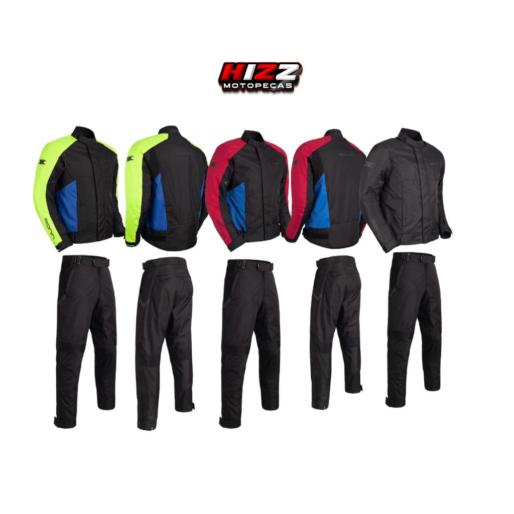 Texx Ronin V2 Kit Jaqueta + Calça Masculina Motociclista