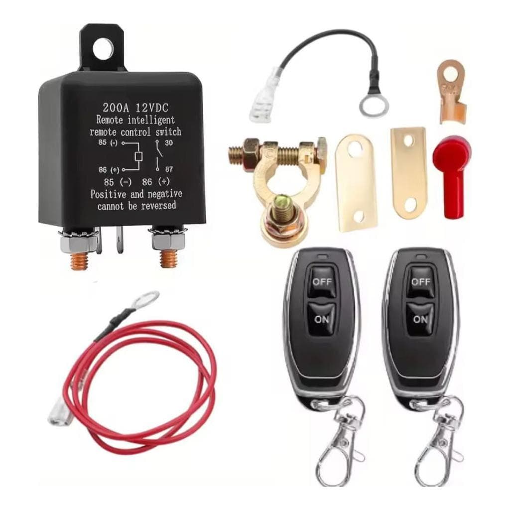 Relé Automotivo Controle Remoto Carro Bateria Duplo Relé 12v