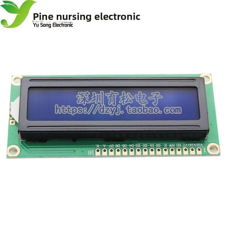 3.3V LCD1602 Tela Azul 1602A Tela Azul Tela LCD Fonte Branca Azul com Luz de Fundo