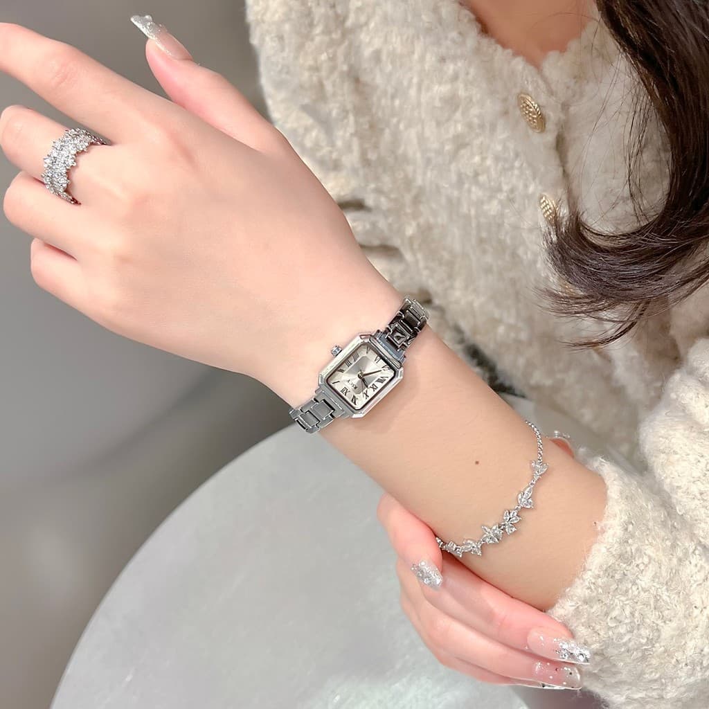 Pulseira de alto valor relógio feminino requintado pequeno local de trabalho luz luxo nicho arte moda senhoras quartzo m