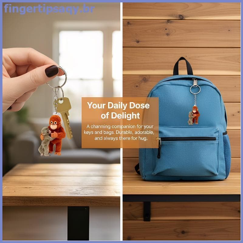 FINGE Soco Macaco Chaveiro De Pelúcia Anime Boneca Brinquedo Decorativo Bonito Saco Ornamento Para Viagens Diárias Prese