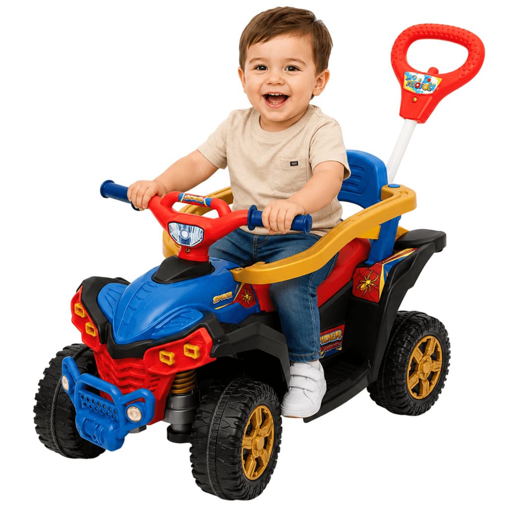 Quadriciclo Infantil de Empurrar e Passeio Maral Baby Quad Spider