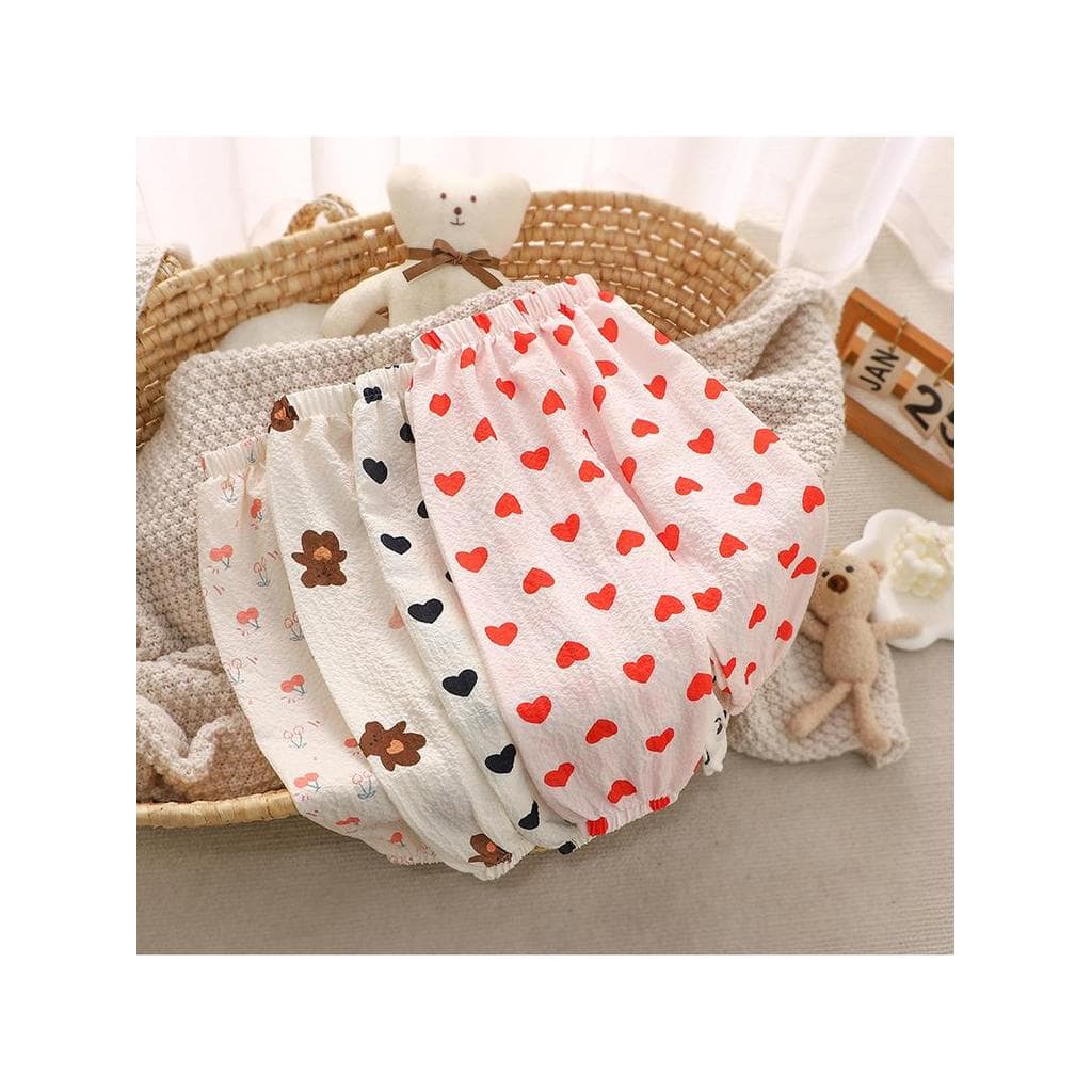 Calças de bebê verão estilo fino meninos meninas Bloomers puro algodão calças de bebê gaze verão crianças calças Anti-mo