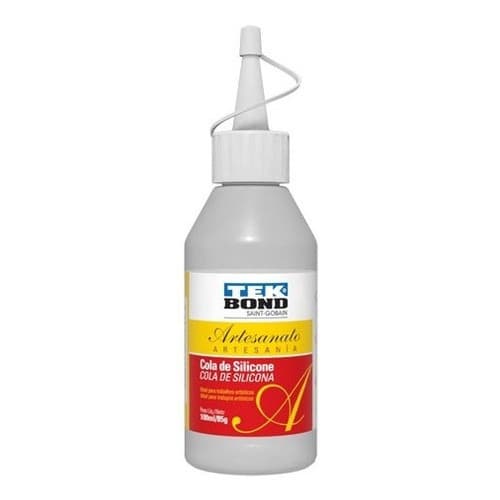 Cola De Silicone Liquido Tekbond Tecido Artes 100 Ml - 85g
