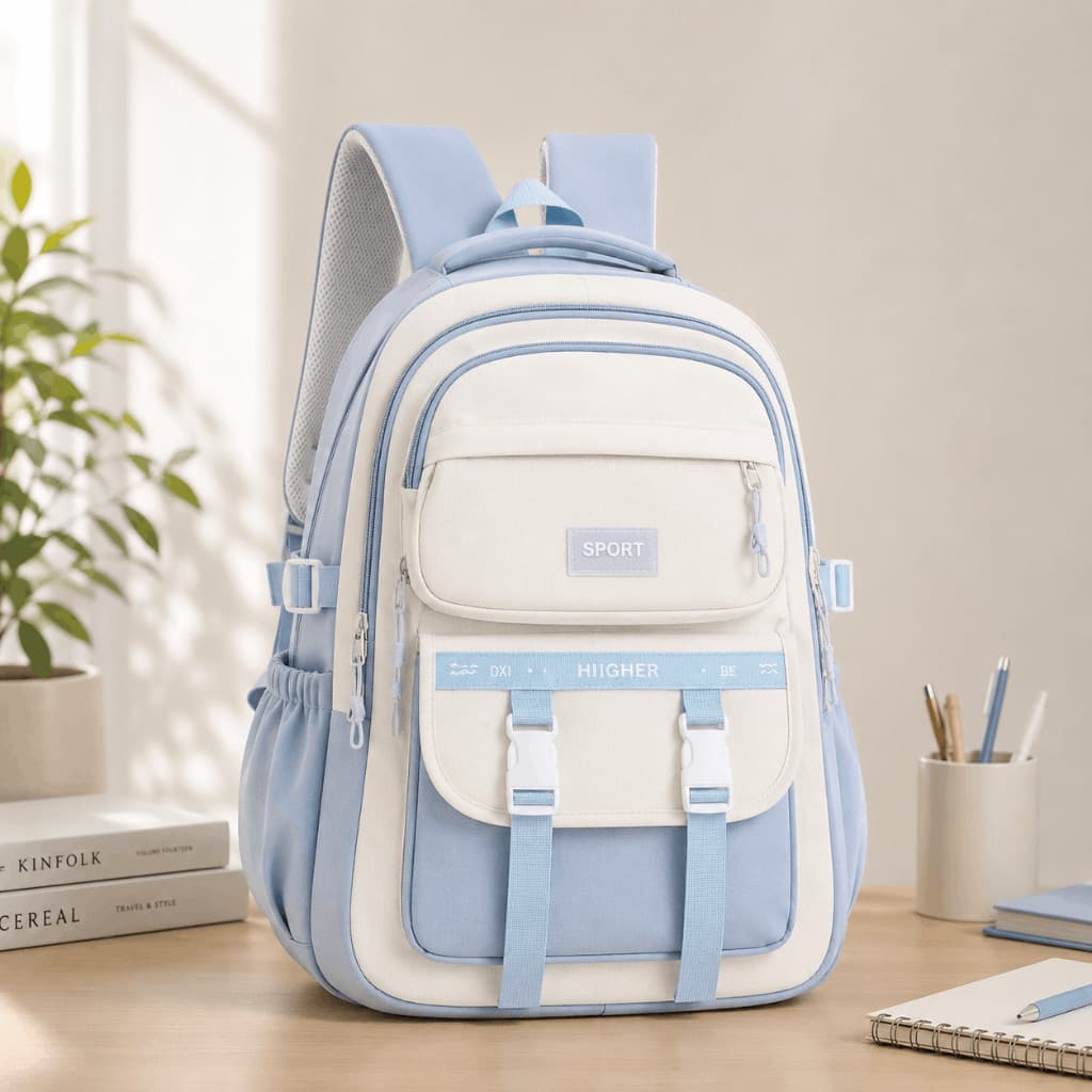 Mochila de Viagem Feminina Multifuncional Reforçada Impermeável Expansível para Notebook