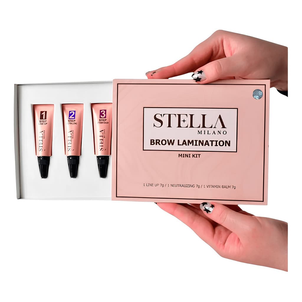 Mini Kit Brown Lamination Lash Lifting Stella Milano 7g com ANVISA