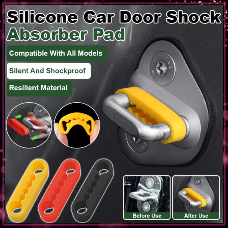 [Silicone Premium] Amortecimento de Portas/Proteção/Carro/Amortecedor/Silicone Durável