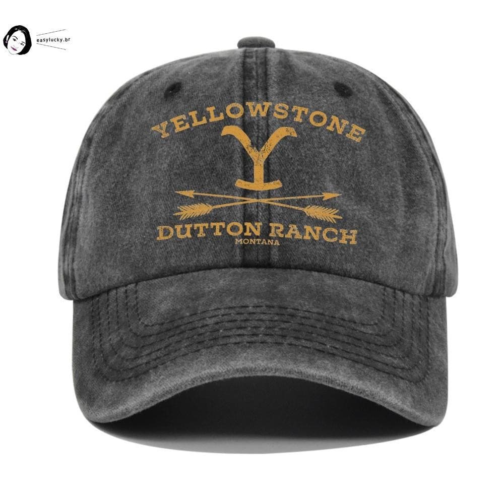 Boné De Beisebol Graffiti Yellowstone Sunset – Chapéu Estampado Elegante Para Atividades Ao Ar Livre