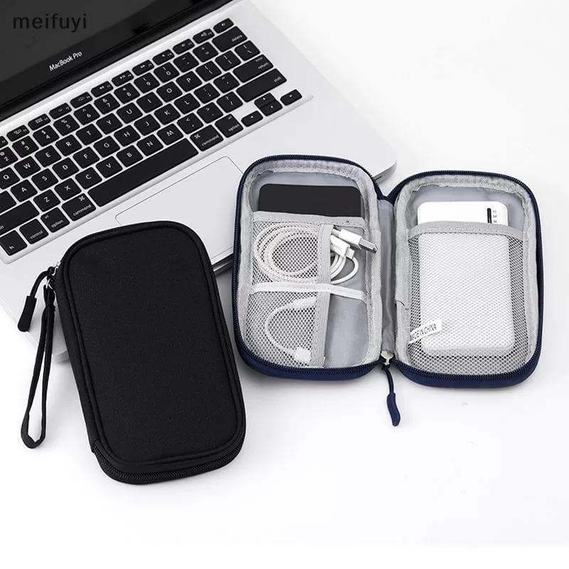 [MF] Bolsa De Armazenamento De Produtos Digitais Portáteis Para Viagem Portátil Gerenciador De Cabos De Dados USB Fones