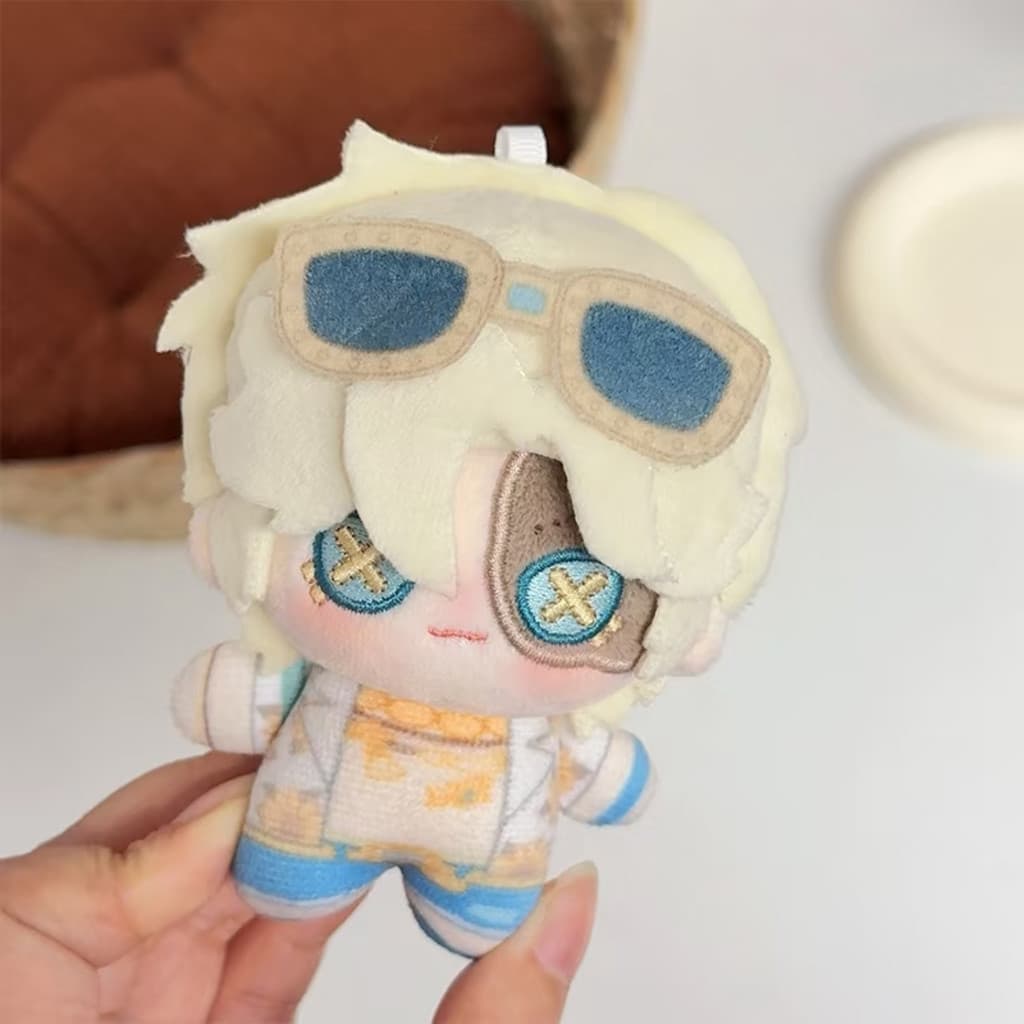Brinquedo de pelúcia de algodão de 10 cm com tema de exploração de mercadorias do Identity V, figura pendente para prese