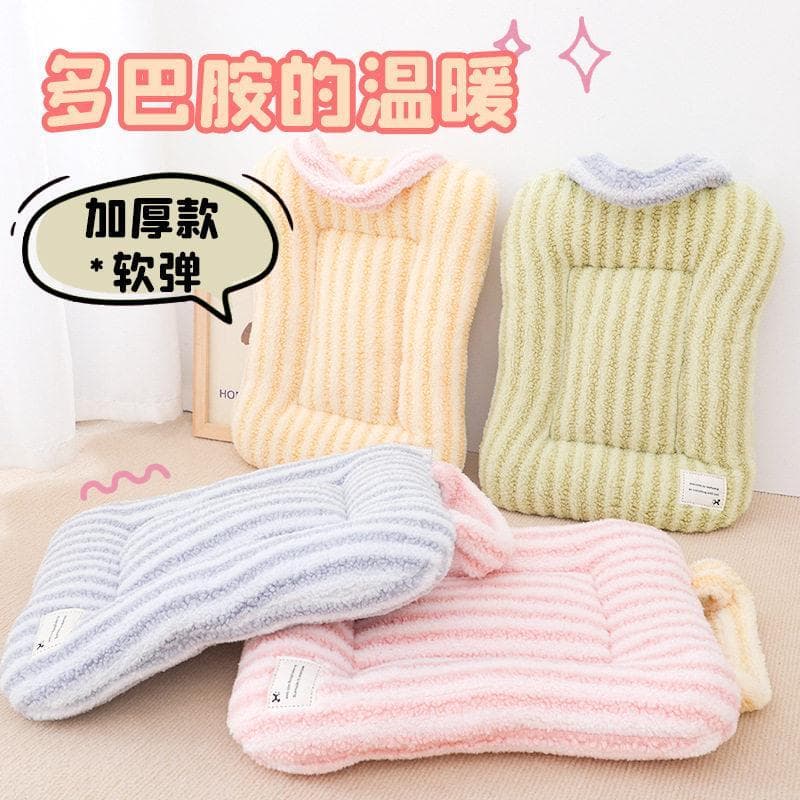 Fabricante almofada macia inverno novo estilo Pet dormir almofada cão pequeno canil almofada doce cor portátil