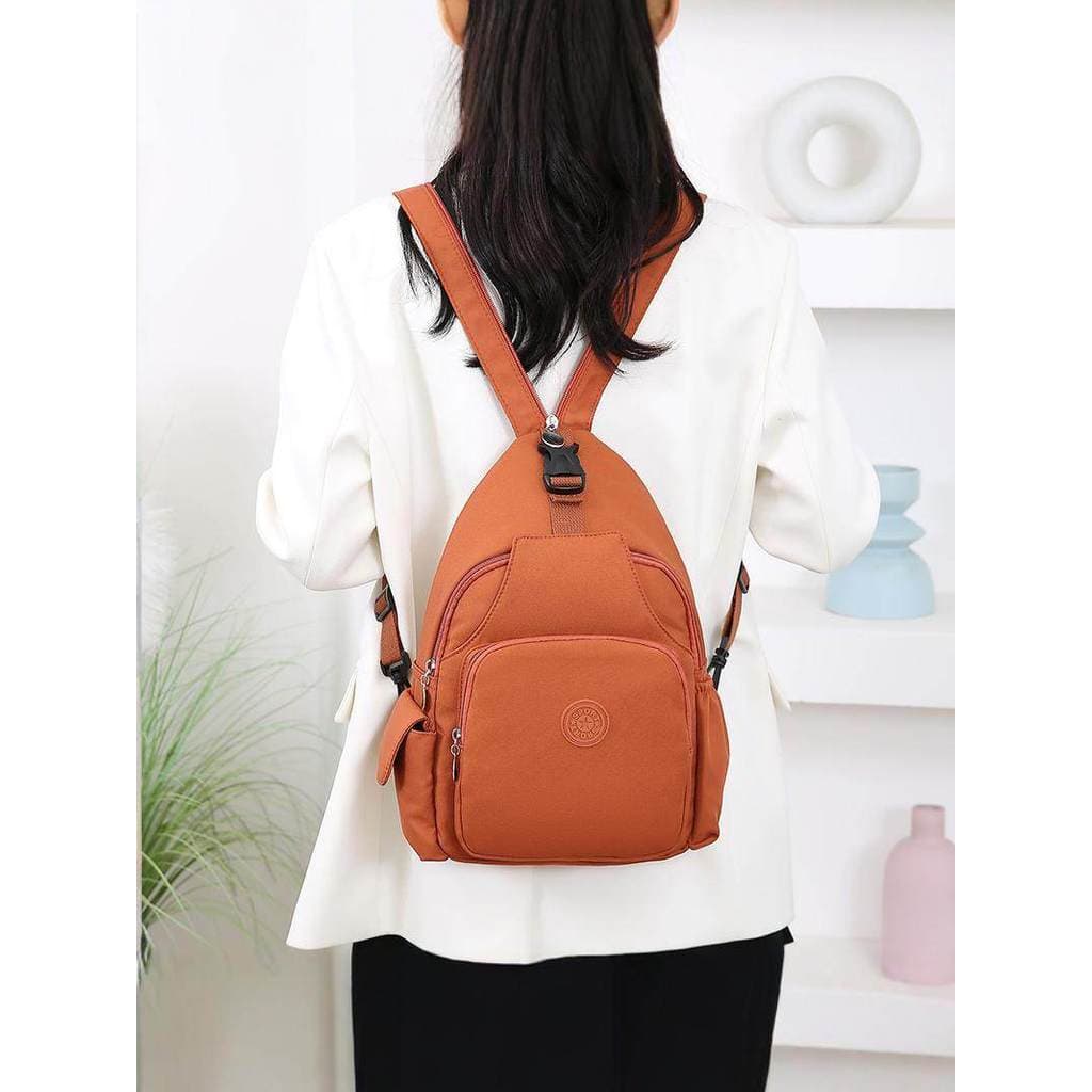 2024 novo estilo multifuncional moda All-Match Casual mochila passeio viagem saco de peito Unisex bolsa de ombro
