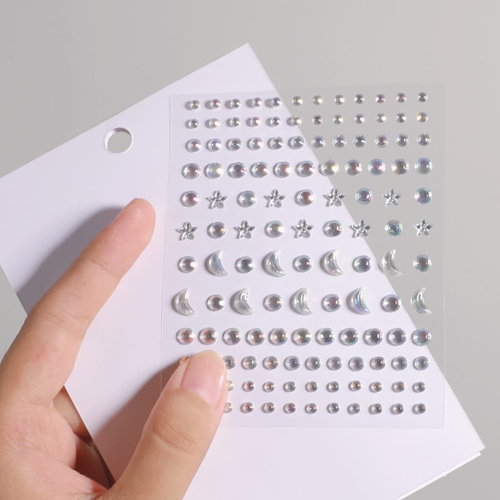 Maquiagem para os olhos brilhante diamante lágrima diamante adesivo de maquiagem acessórios para o rosto maquiagem de pa